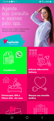 TopSaúde App Screen 3