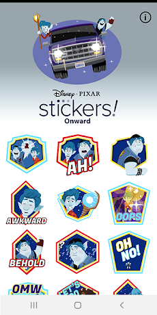 Pixar Stickers: Onwardのおすすめ画像4