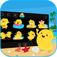 Summer Mango Emoji स्टिकर्स