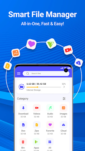 Android application Smart File Manager & Tools screenshort