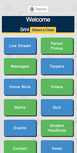 Android application Cambridge Matriculation Ambai screenshort