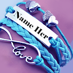 Cover Image of Download Name on necklace - Name art  APK