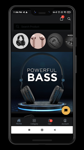 Android application Sunshine Store screenshort
