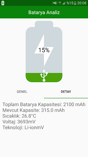 Battery Status and Analysis Screenshot 4 - AppWisp.com