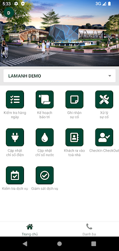 Android application Lam Anh Real Estate screenshort