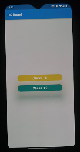 Android application UK Board All In One PYQ Papers screenshort