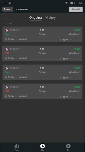 Android application Pix Trade Pro screenshort