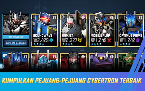 Unduh Transformers Pejuang Mod APK 2025 (Tidak Terbatas dan Permata) 4