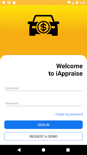Android application iAppraise - For Wholesalers screenshort