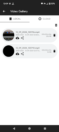 Black Video: Background Record ekran görüntüsü