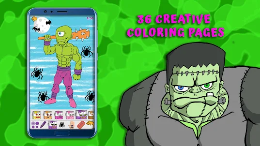 Silly Monsters Coloring
