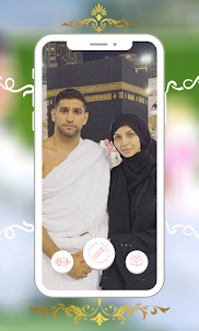 Hajj Couple Mecca photo editor