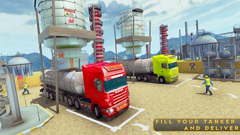Oil Tanker Transporter 2019：無料のオフロードゲームのおすすめ画像3