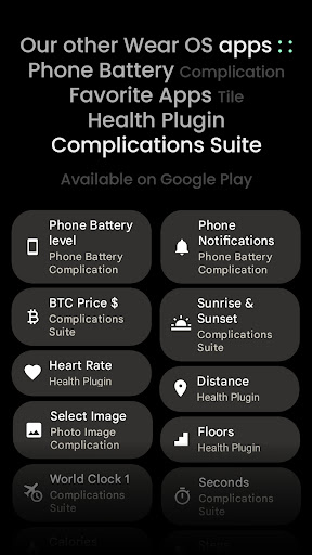 OLED Analog Watch face screenshot 6