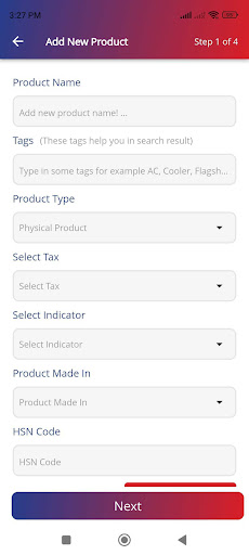 Android application Comfort Zone Seller screenshort