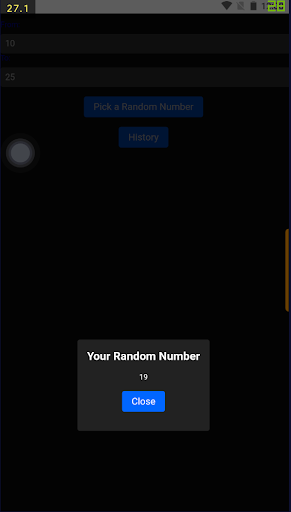Random Number Picker Screen 3
