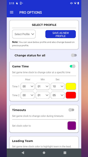 ColorCast Screen 2