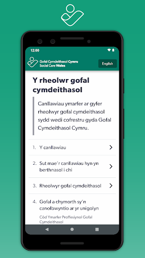 The Social Care Manager Screen 2