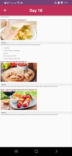 healthy eating meal plan
