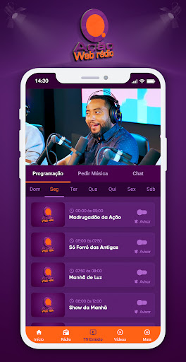 Ação Web Rádio Screen 3