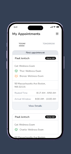 Android application BV Care Providers screenshort