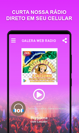Android application Galera Web Radio screenshort