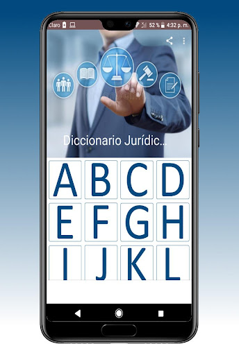 Android application Diccionario Jurídico de Términ screenshort