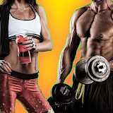 ABS Workout bodybuilder icon