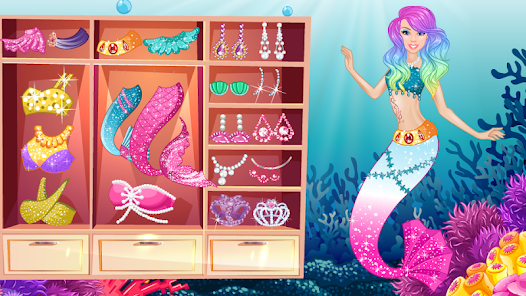Mermaid Dress Up Game androidhappy screenshots 2