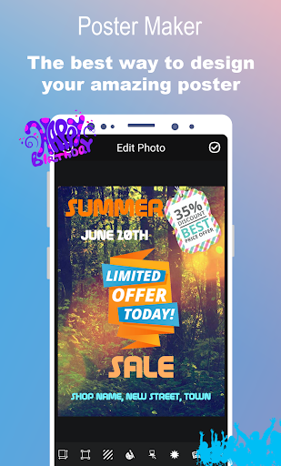 Android application Poster Maker - Flyer Designer screenshort