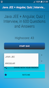 Java, JEE + Angular | Quiz, In