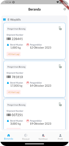 Dispatch and Billing Screen 2