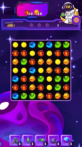 Cosmic Cascade: Match 3 Galaxy Screen 2