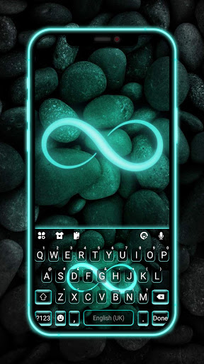 Android application Neon Infinite Stone Keyboard B screenshort