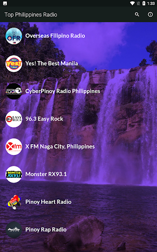Android application Live Philippines Radio - Pinoy screenshort