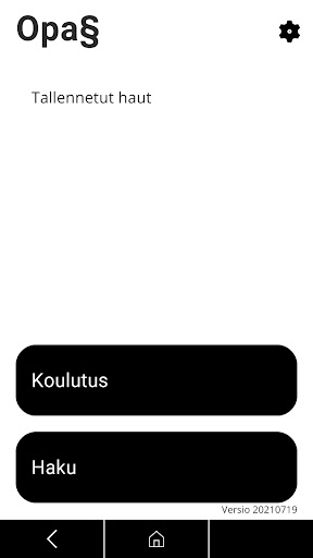 Android application Vartija Opas screenshort