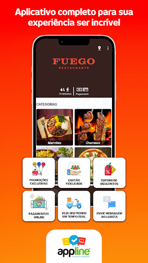 Android application Fuego Restaurante screenshort