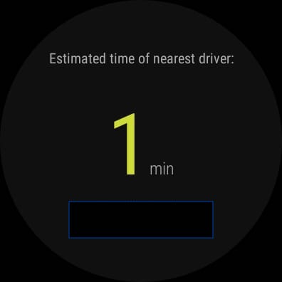 Android application UbWear (for Wear OS) screenshort
