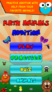 Math Animals - Addition!