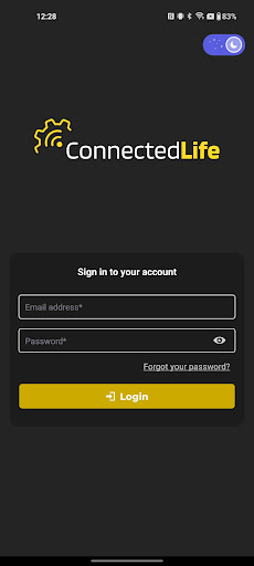 Android application ConnectedLife screenshort