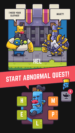 Android application Abnormal Quest - Word Connect screenshort
