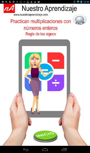Android application Practican multiplicaciones, Re screenshort