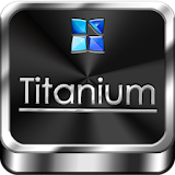 Next Launcher Theme Titanium icon