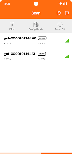 Globalstar Realm App Screen 2