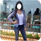 Girls Jeans Photo Suit icon