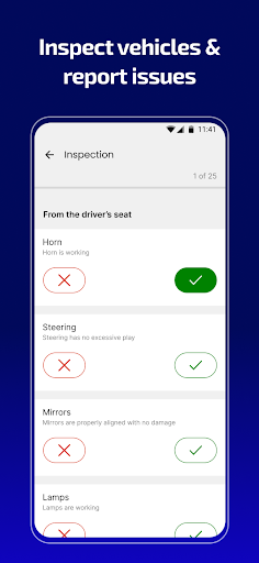 Screenshot of Ford Pro Telematics Drive