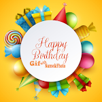 Cover Image of Unduh Birthday Gif With Name and Pho  APK