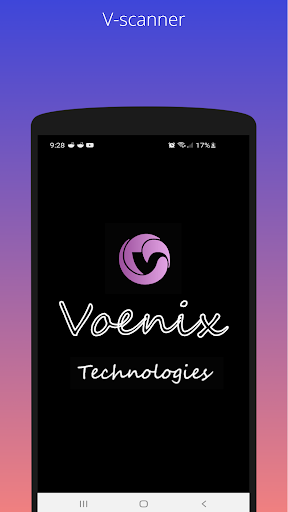Android application V-scanner screenshort