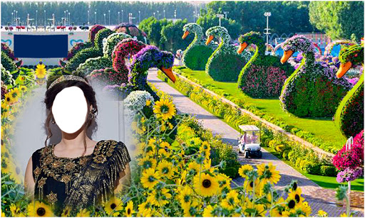 Beautiful Garden Photo Frames Screen 2