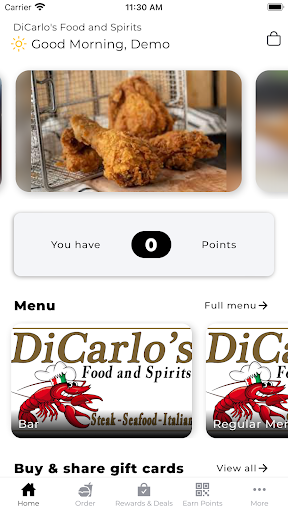 DiCarlos Food and Spirits Screen 2